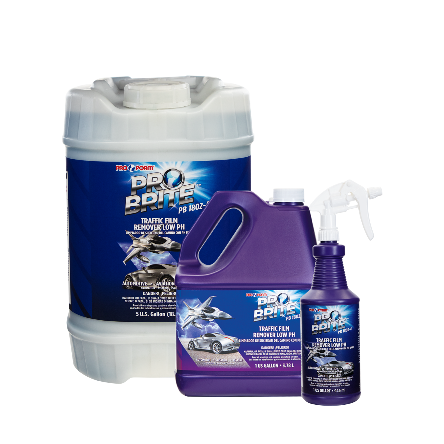 Traffic Film Remover Low pH Pro Form